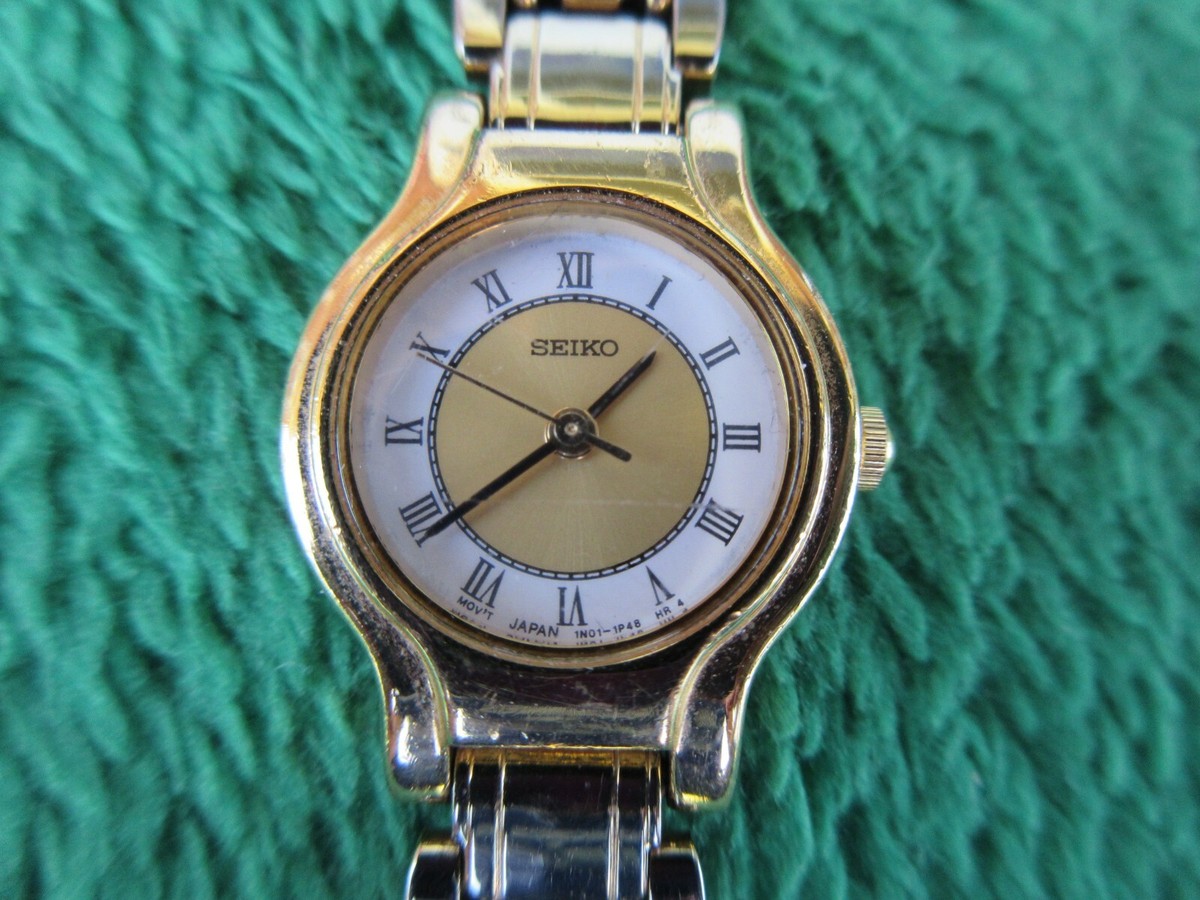 Lady seiko 18K ヴィンテージ 腕時計 手巻き セイコー SEIKO 電池切れ 