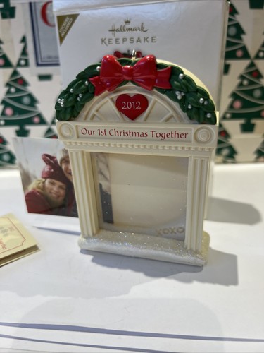 Our 1st Christmas Together 2012 Hallmark Keepsake Ornament New In Box - Picture 9 of 12