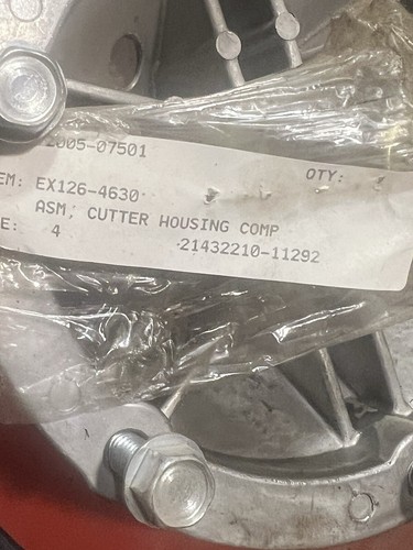 Carcasa de cortador de montaje de husillo Exmark OEM para Exmark, 126-4630