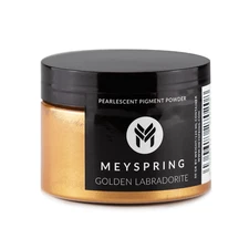 MEYSPRING Golden Labradorite Mica Powder for Epoxy - Resin Color Pigment 