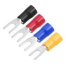 Insulated Wire Connectors Spade Fork Ring Electrical Crimp Terminals 16-14 AWG