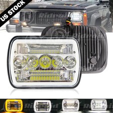 Usedfor 1986-1995 Jeep Wrangler Yj 1984-2001 Cherokee Xj 5x7 7x6 Led Headlight