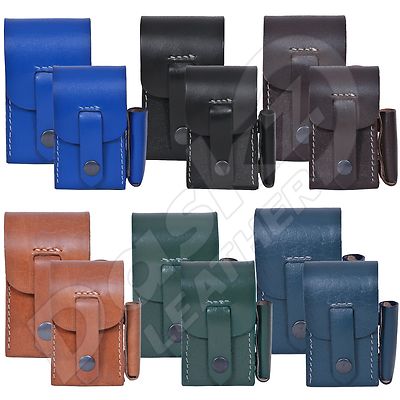 superking cigarette case with lighter holder Genuine Leather Cigarette Case with lighter holder king and super king UK  size