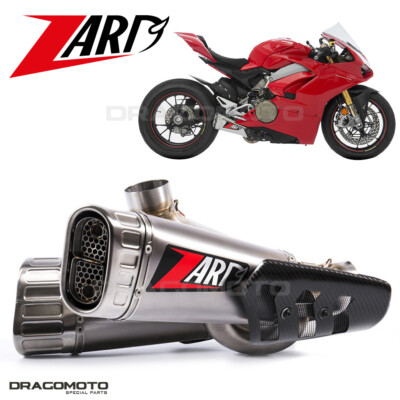 PANIGALE 1100 V4 S DUCATI 2022 2023 ZARD Auspuff COMPENSED Titan RC ZDU004S10TSR
