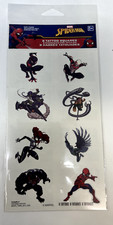 2017 amscan Marvel Spider-Man 8 Temporary Tattoo Squares SEALED