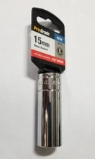 Pro-Grade 15mm Deep Socket 3/8" Drive #13715