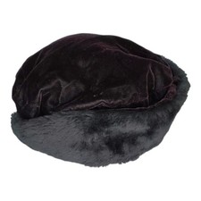 Women's Liz Claiborne Black Cap Hat PN 70272/CA 16396 Vintage