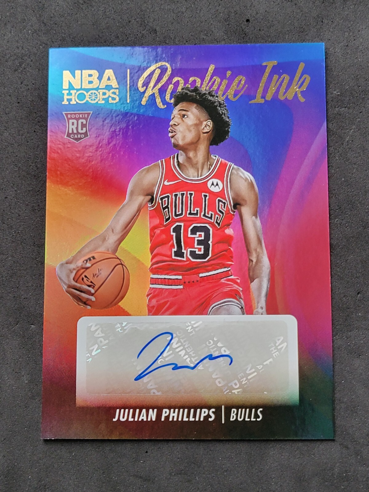 2023-24 Panini Hoops Basketball Julian Phillips Rookie Ink