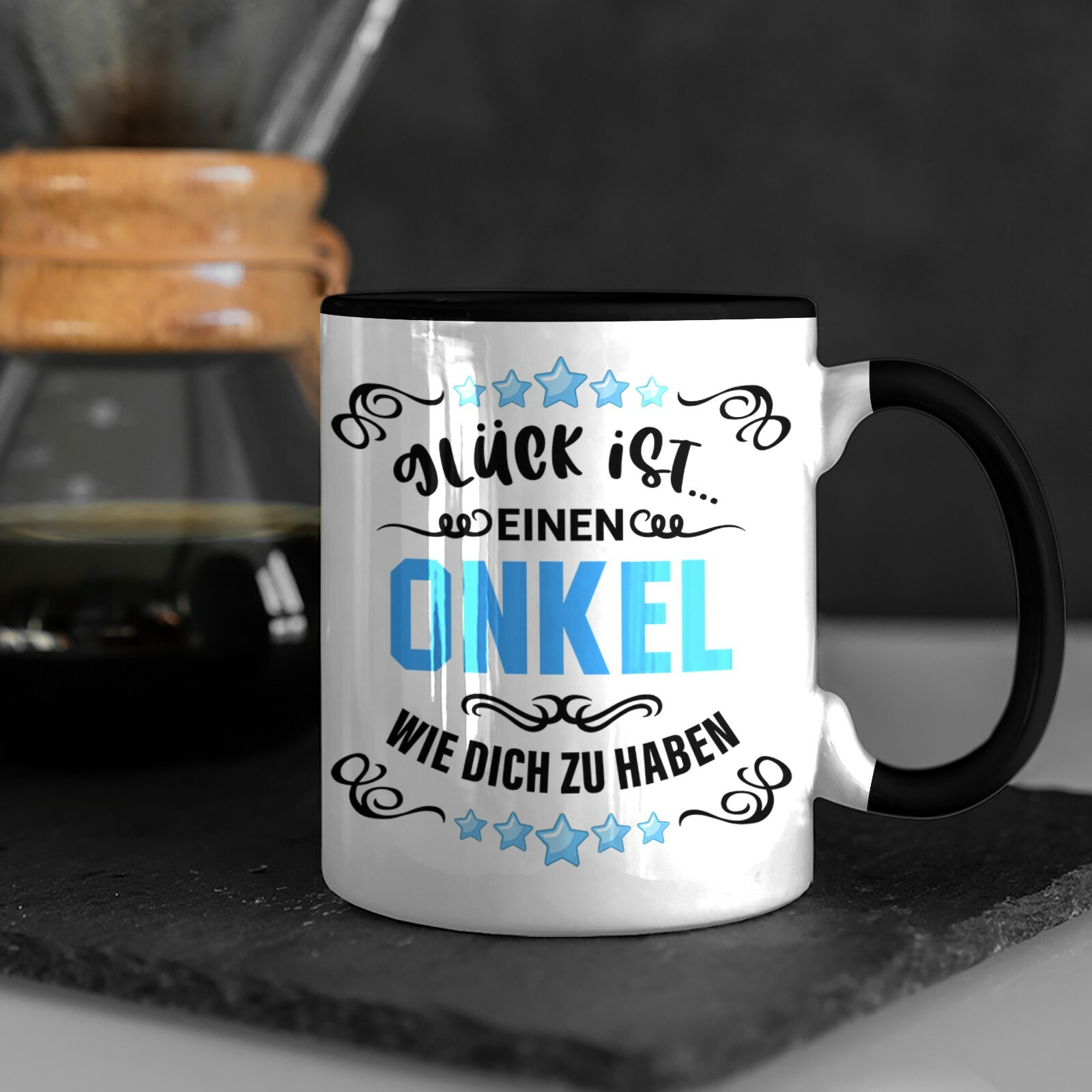 Trendation Bester Onkel Geschenk von Nichte Neffe Lustige Tasse