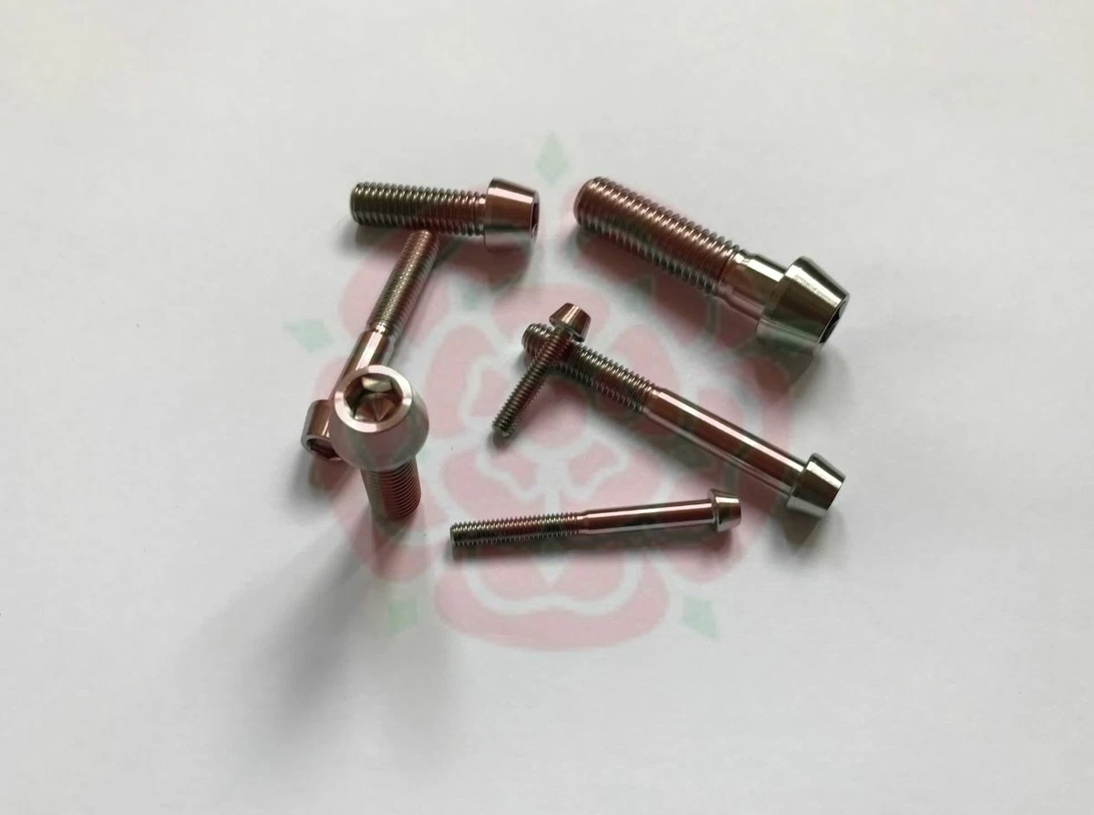 Titanium Tapered Allen Key Bolt Conical Head Screw Bike Taper GR5 DIN912 DIN 912
