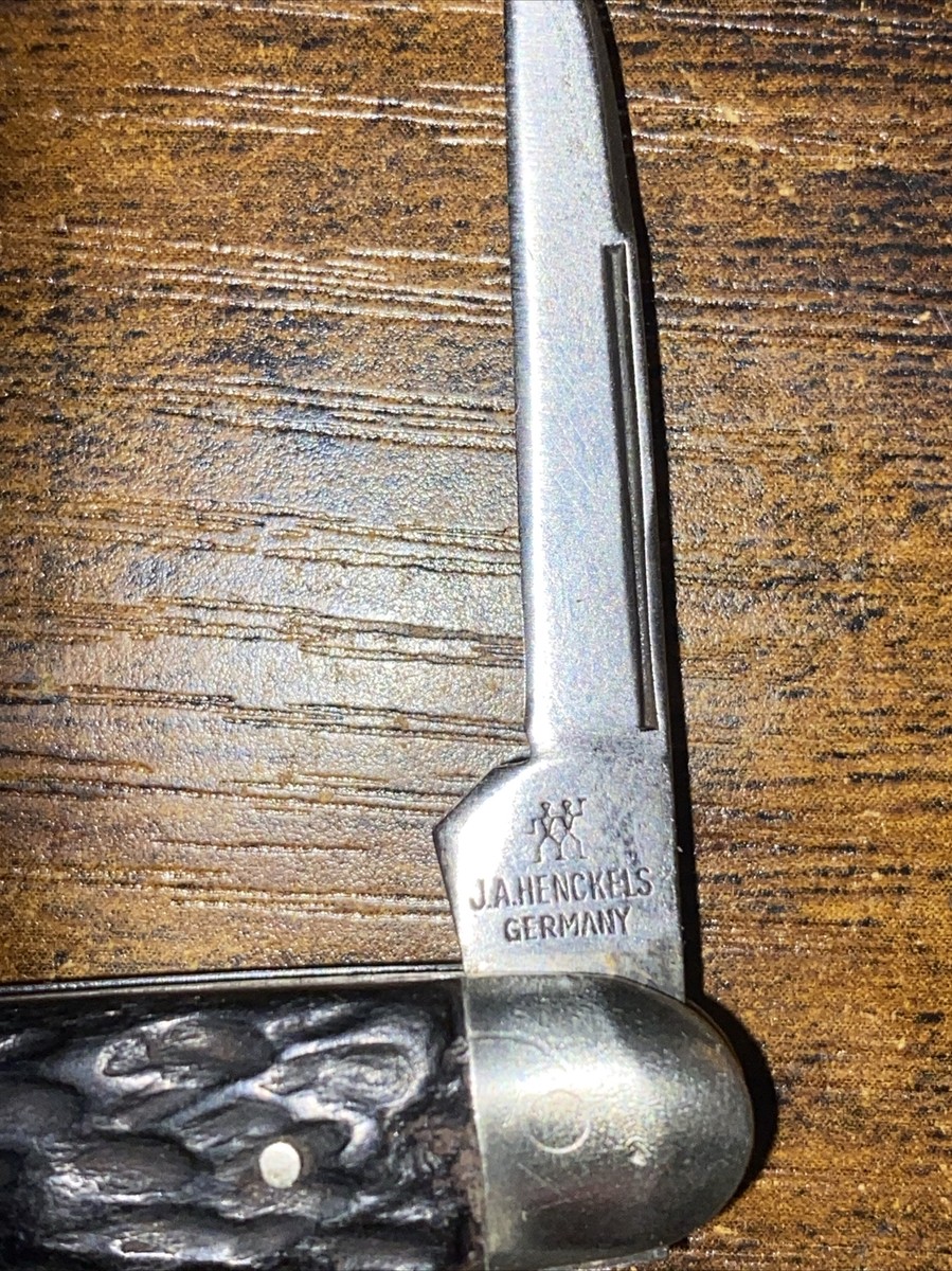 Vintage J A HENCKEL SOLINGEN 2 BLADE POCKET KNIFE-1761 | eBay
