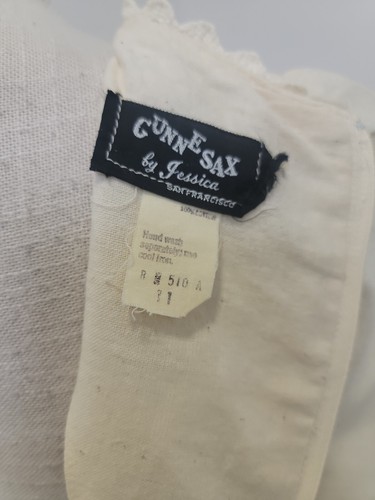 Vintage 69-70 schwarzes Etikett GUNNE SAX von Jessica Renaissance/Hippie Maxikleid - Bild 14 von 21