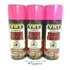 VHT SP756-3 PACK HOT PINK Engine Enamel High Heat Drive Train Paint - 11 oz