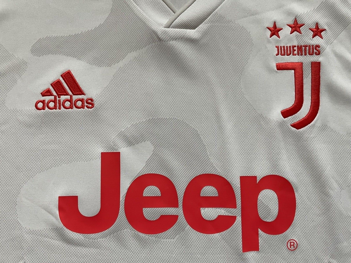 2019/20 Juventus Away Jersey #7 Ronaldo Large Adidas Cygames