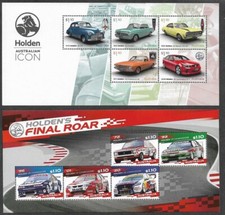AUSTRALIA HOLDEN CARS MNH MIN SHEETS