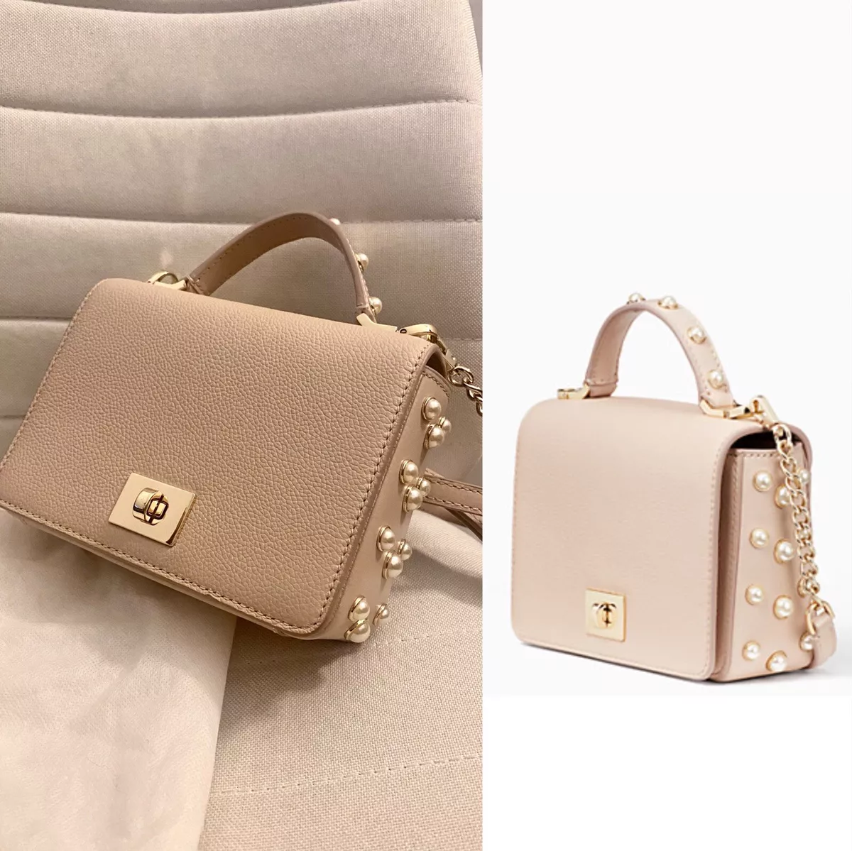 Top Fashion Bags Designer Chain Shoulder Bag Sicilian Genuine Leather  Women′ S Bag Square Wallet Purse Diagonal Letter Logo Pearl Flap Bagss -  China Bag and Women Handbag price