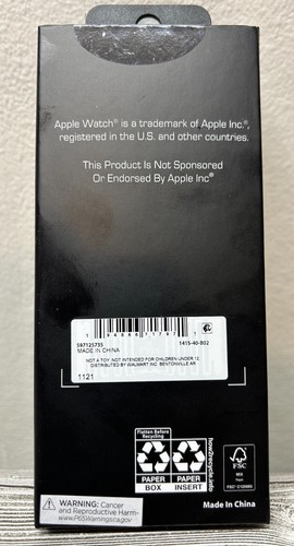 Watch Band Compatible With Apple Watch For 42mm, 44mm Blue Sports Band-NIB - Picture 2 of 2