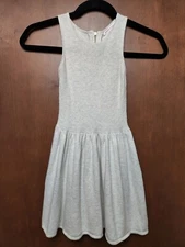 Girls ~Monoprix Kids~ Light Ivory Sweater Dress Size 6 Rayon/Cotton/Wool ~X Cond