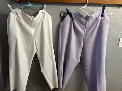 Alfred Dunner Women's Pants Size 24 W Lot Of 2