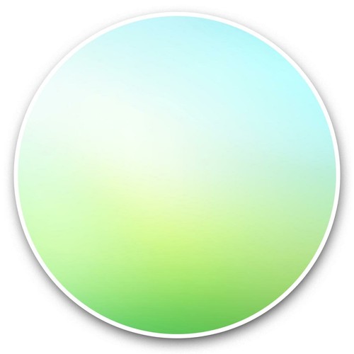 2 x Vinyl Stickers 20cm - Light Blue Lime Green Gradient Ombre #45544 - 第 1/8 張圖片