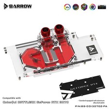 BARROW Full Coverage GPU Water Block Use For Colorful GeForce RTX 3070 Radiator