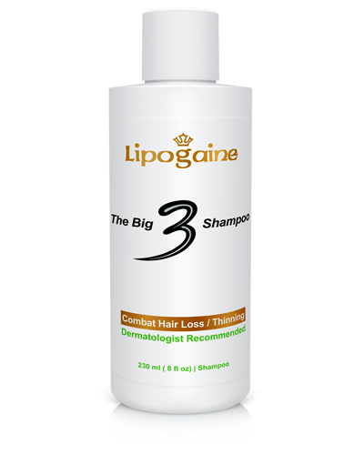 Lipogaine Big 3, Anti-Hair Loss Shampoo 1 bottle - Picture 2 of 2