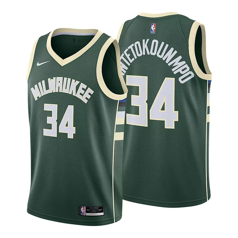 Giannis Antetokounmpo Milwaukee Bucks Nike Preschool Swingman Player Jersey  - Icon Edition - Hunter Green