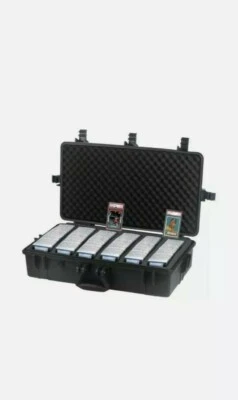 DURATOOL XXL PSA Graded Card Storage Box Heavy Duty Weatherproof Case Slab Holder Black