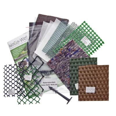 Campioni di materiale privacy protezione piante giardinaggio marca Haga®