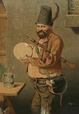 Dobre wynagrodzenie muzyczny klarnet litho faksymile v. Kraemer Kxz 14 na papierze czerpanym