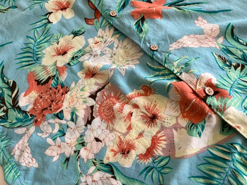 ALLSAINTS CALYPSO SHIRT SHORT SLEEVE FLORAL HAWAIIAN SUMMER HOLIDAY BEACH SMALL - Picture 15 of 18