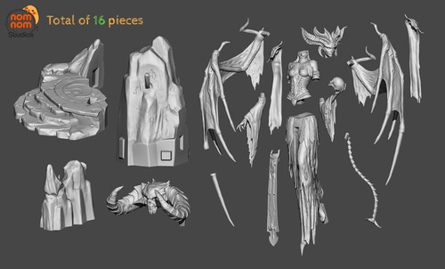 Lilith - Diablo 4 - Fan Art Figur - 3D Resin Print 266/100 mm - Picture 10 of 10