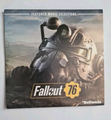 Fallout 76 Featured Music Selections Soundtrack CD Promo Rare PS4 Xbox One