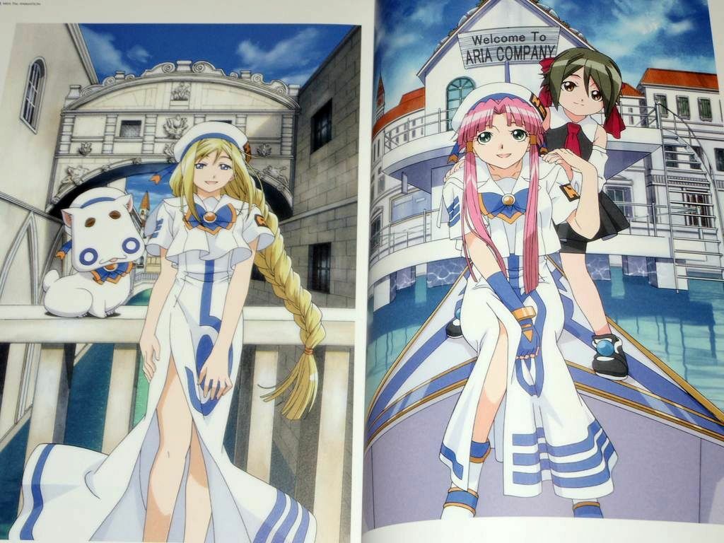 ARIA The Illustration AVENIRE Art Book OOP Anime Kozue Amano | eBay