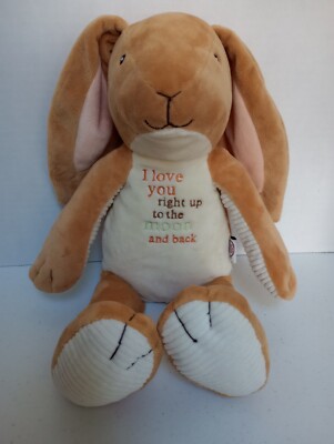 Guess How Much I Love You Bunny Plush I Love You Right Up To The Moon Back 16''