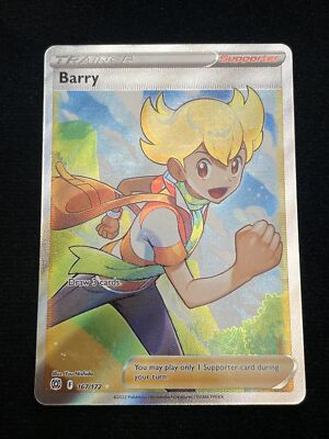 Barry (167/172) Full Art Trainer | Pokemon SWSH Brilliant Stars | Near Mint | eBay Barry (167/172) Full Art Trainer | Pokemon SWSH Brilliant Stars | Near Mint | eBay