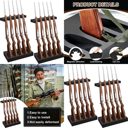 Accessori Organizzatore Cassaforte per Pistola Schiuma Rack Fucile Riposo Portaoggetti 2 PCS - Foto 1 di 8