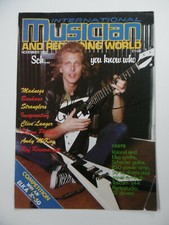 Michael Schenker "UFO/Scorpions" autograph signed A4 magazine image