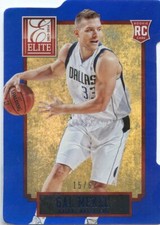 2013-14 PANINI ELITE ROOKIE RC BLUE PRIZM MAVERICKS SAL MEKEL DIE CUT #/67 #210