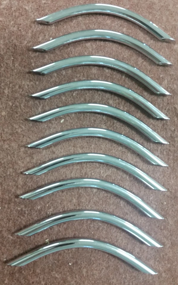 LOTE DE 10 NOS HAFELE 117.31.436 HERRAJES DECORATIVOS MANGO ACERO CROMO POL (B2) Foto 3 de 3