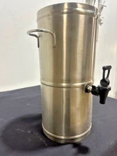 "BLOOMFIELD" S.S APPROX 4 GALLONS CAPACITY ICED TEA HOLDER + SPOUT DISPENSE