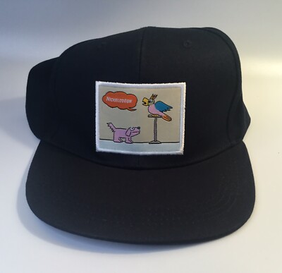 Nickelodeon Commercial Bumper Logo Snapback Hat Cap The Nick Box Exc Culturefly