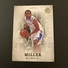 2012-13 UD SP Authentic Darius Miller Rookie RC #38 Kentucky Wildcats
