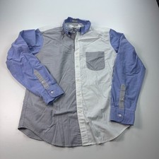 J Crew Button Down Shirt Mens Large Slim Fit Cotton Oxford Preppy Casual