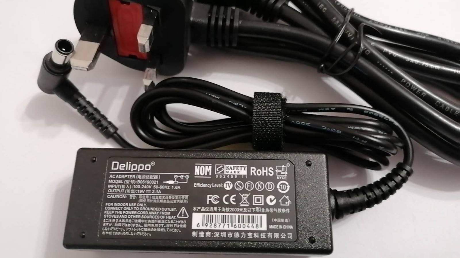 Replacement for 19V 2.1A LG AC Adapter model LCAP21C for LG Monitors + UK Lead