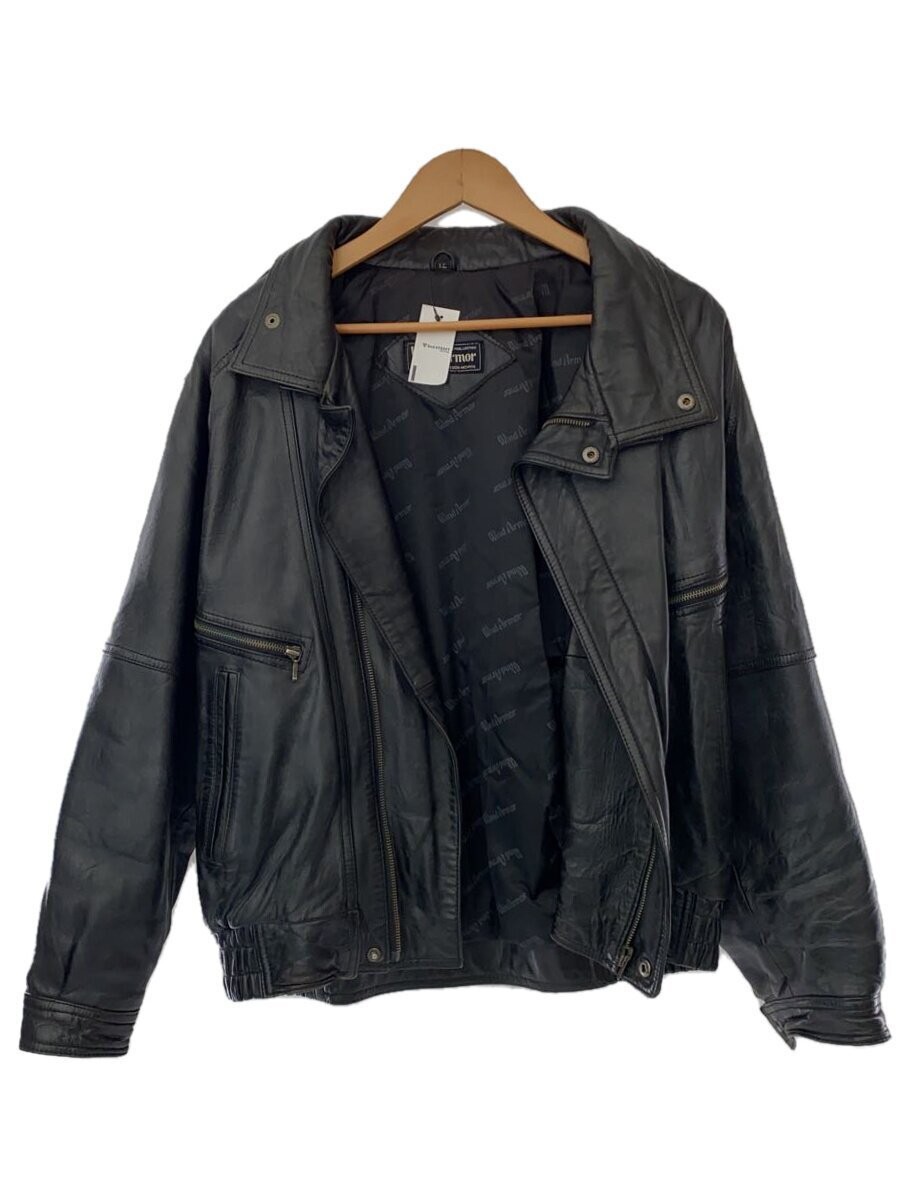 Wind  90S/Leather Jacket Blouson/Ll/Sheep Leather/Blk/Plain 4712