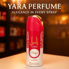 Yara Perfumed Body Spray 200ml 6.7 oz for Women by Lattafa Candy