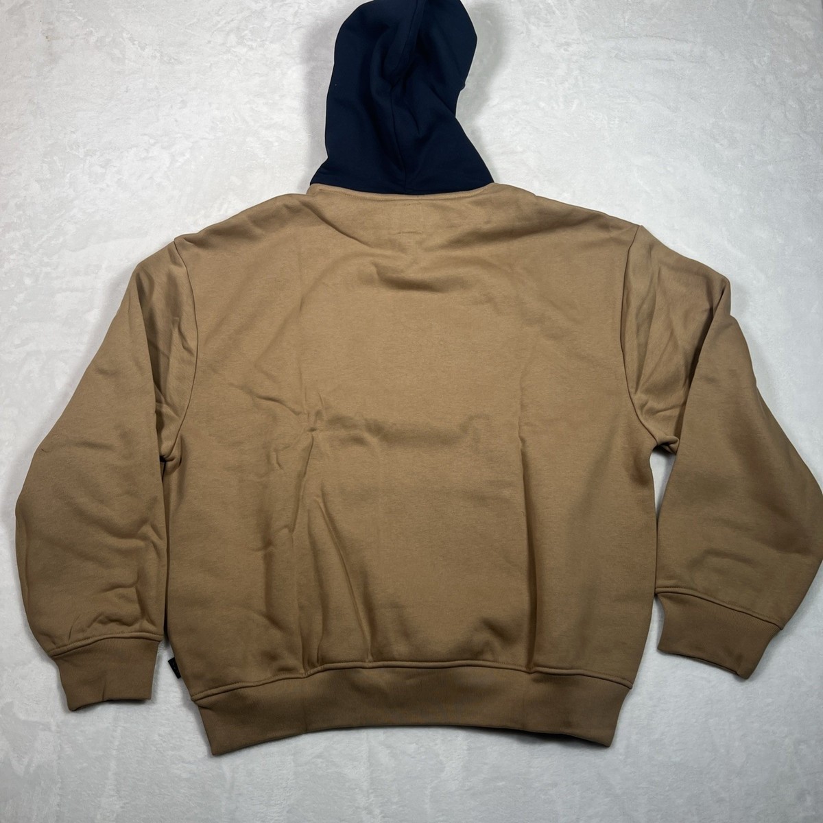 GAP x DAP Dapper Dan Harlem Logo Colorblock Hoodie Khaki Men's Large View 6