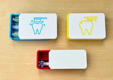 Toothbrush Head Storage Case  Compact Cover for Electric Brush Heads