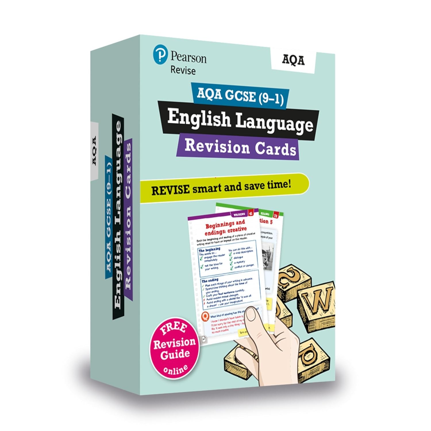 Pearson REVISE AQA GCSE English Language Revision Cards - for 2026, 2027 exams - Image 3